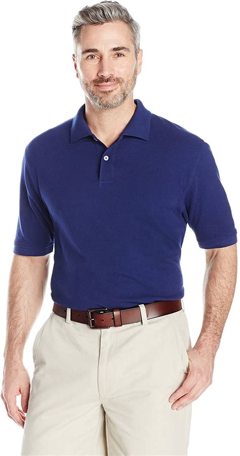 Navy Piqué polo shirt 